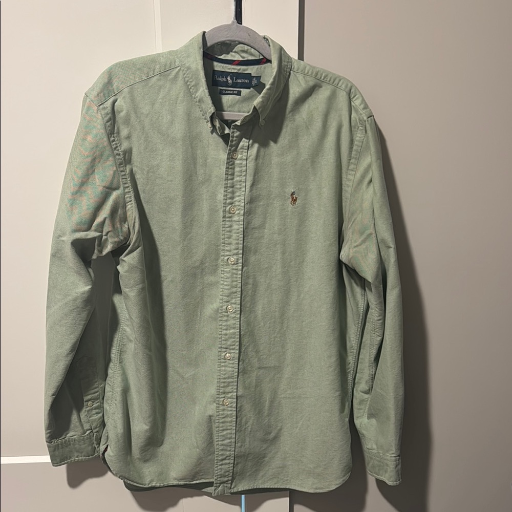 Polo by Ralph Lauren Green Casual Button Down Shirt